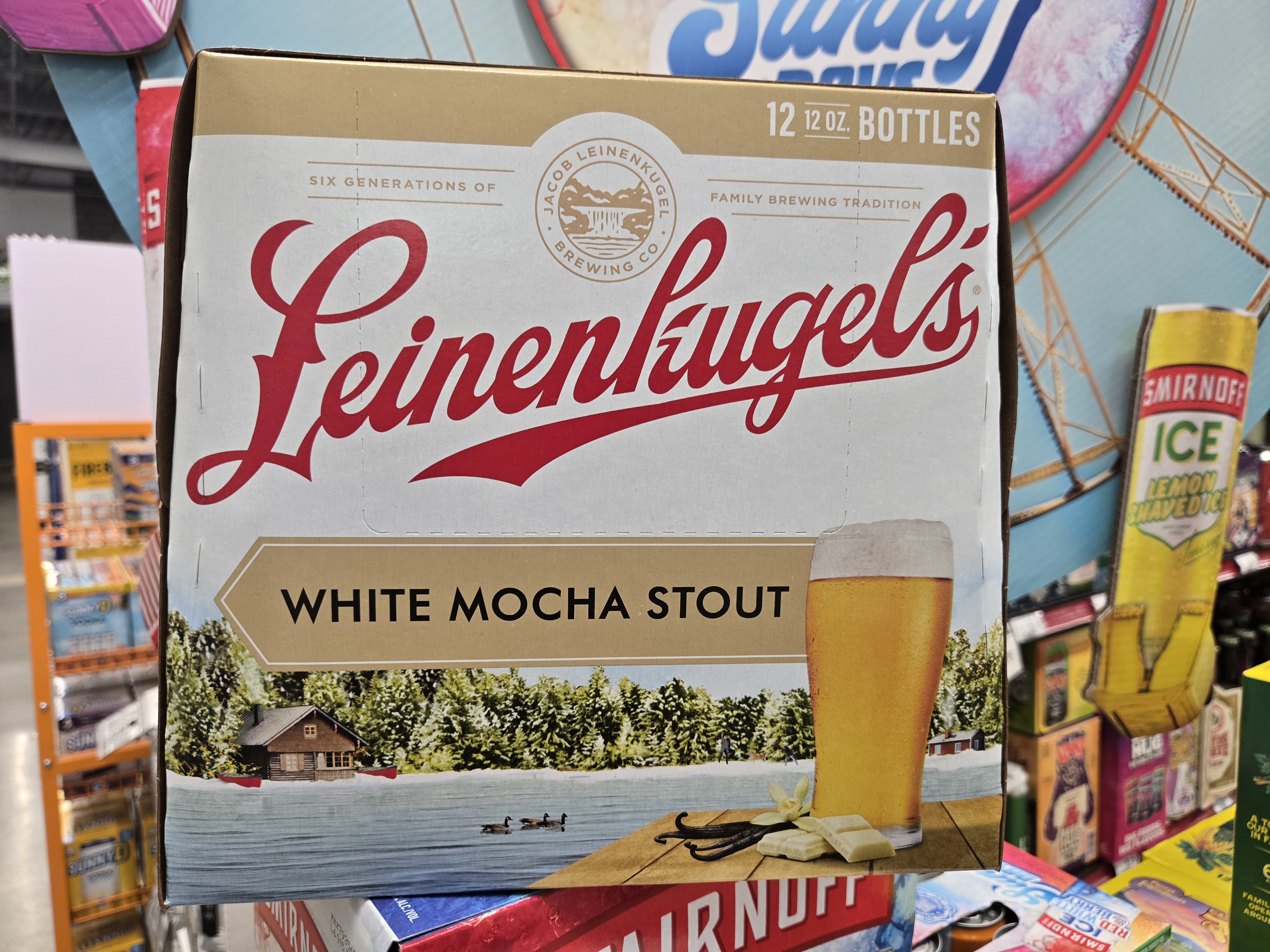Leinenkugels White Mocha Stout 12 pack 12 ounce beer deal at Five Star Liquor in Crown Point